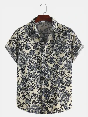 Mens Ethnic Print Shirts