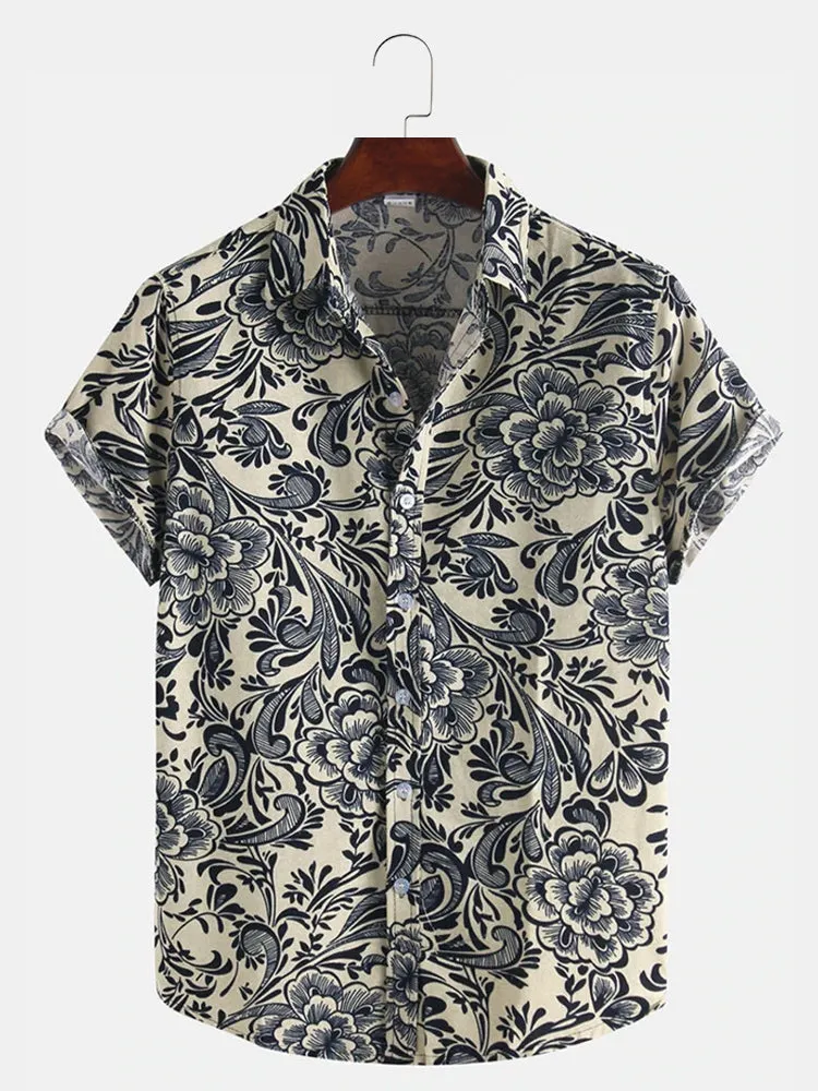 Mens Ethnic Print Shirts