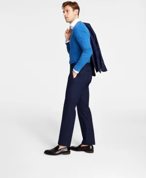 Michael Kors Mens Classic fit Dress Pants 32 / 34 Navy Blue Solid