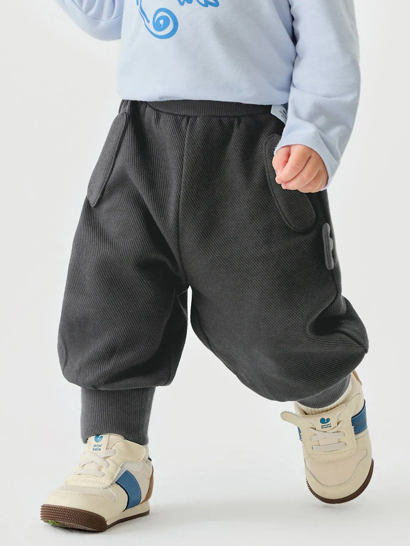 minibala Baby Unisex Loose elastic versatile comfortable trousers new arrival in spring
