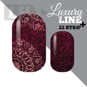 Plum Boho Glitz Nail Wraps