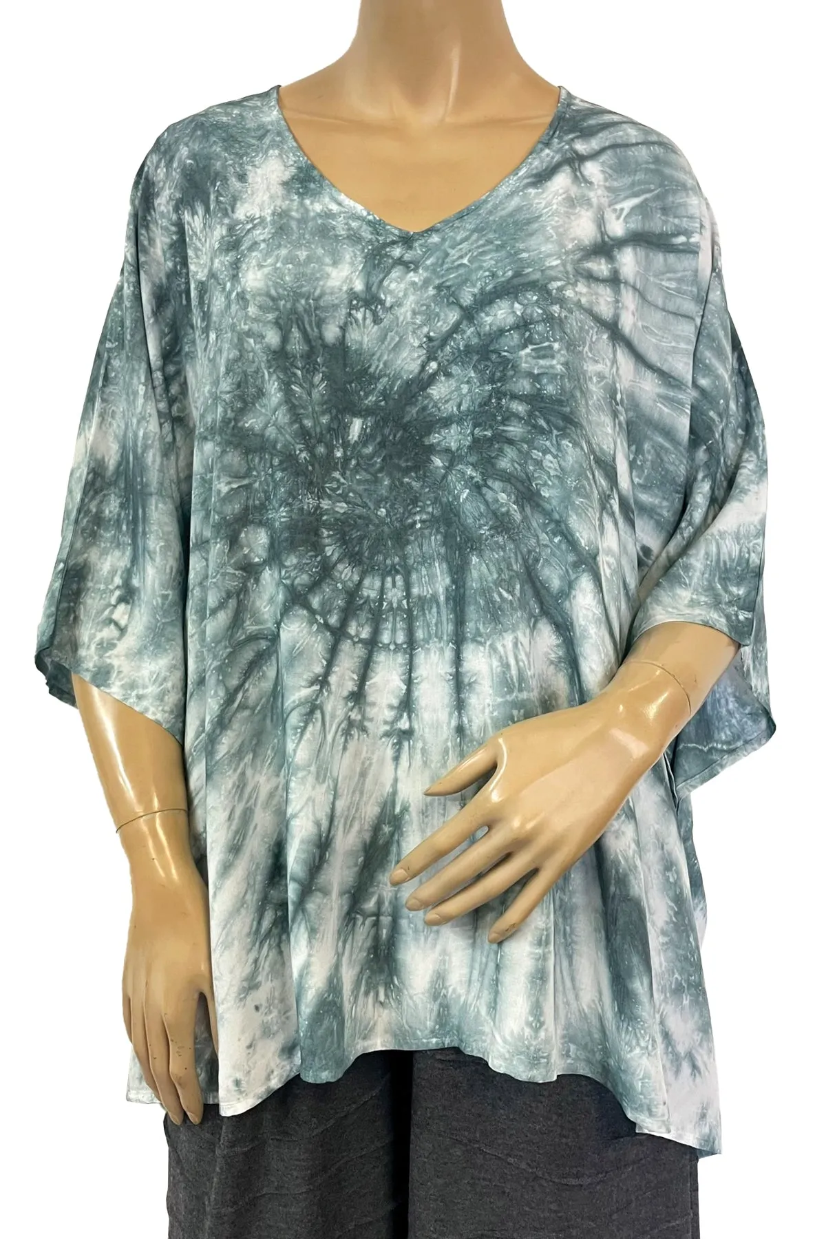 Poncho Tie Dye Loose Fit O/S