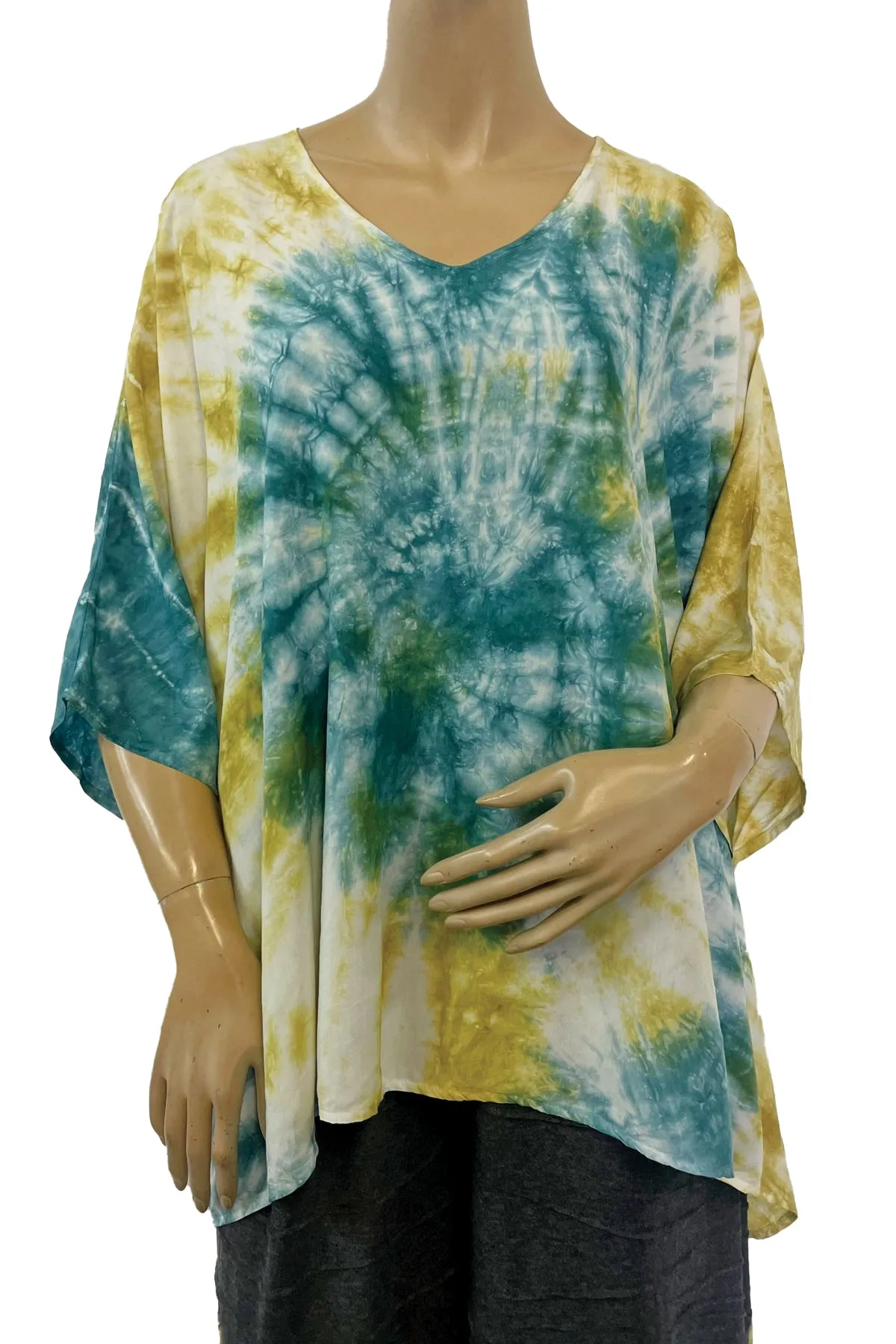 Poncho Tie Dye Loose Fit O/S