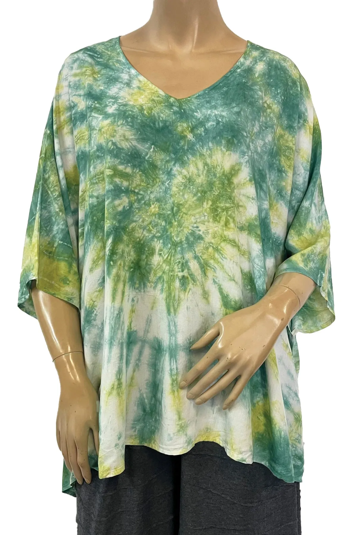 Poncho Tie Dye Loose Fit O/S