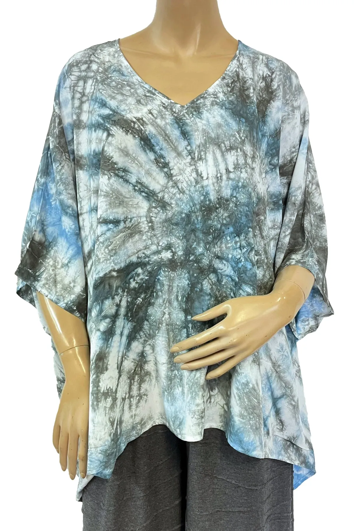 Poncho Tie Dye Loose Fit O/S