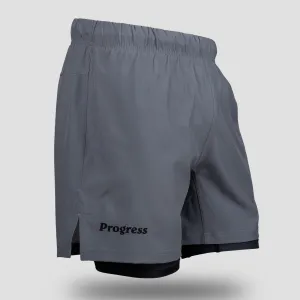 Progress Academy   Hybrid Shorts Grey