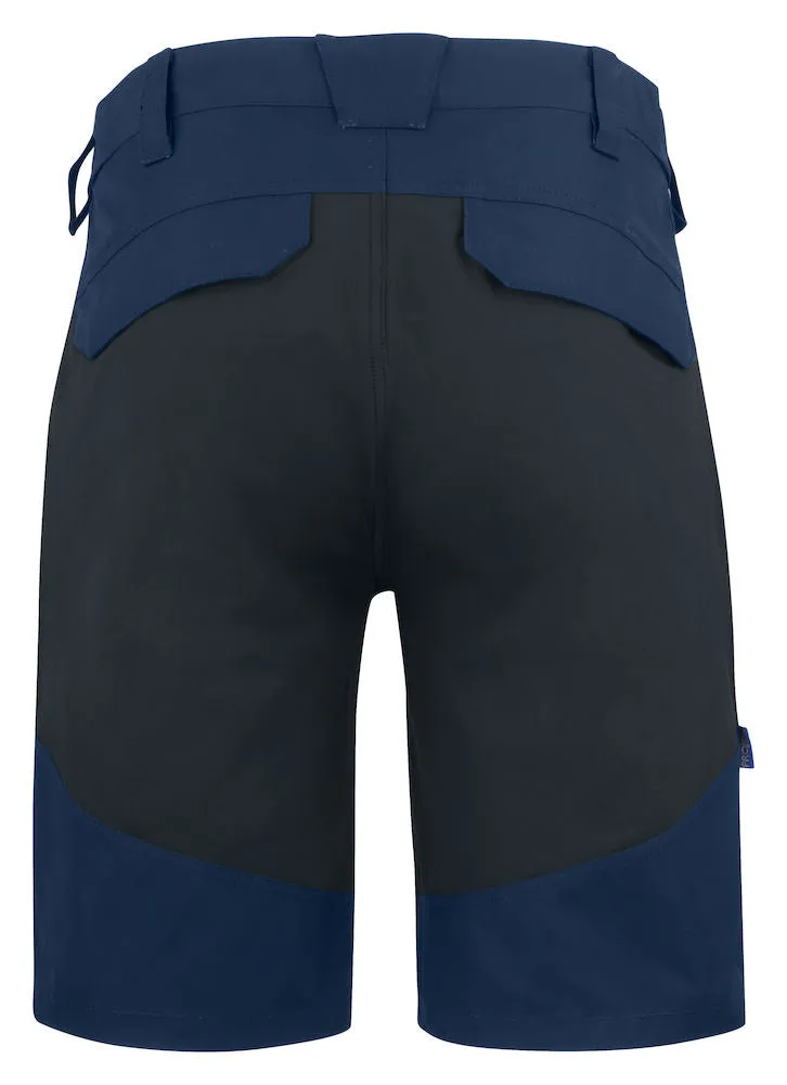 ProJob 7 Pocket Men's Stretch Shorts | Flat Fronted | Contrast Flex Panel | 6 Colours | S-6XL