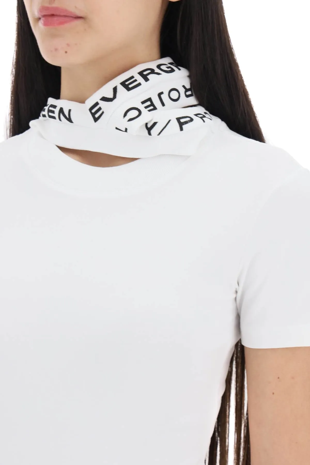 "triple collar t-shirt with
