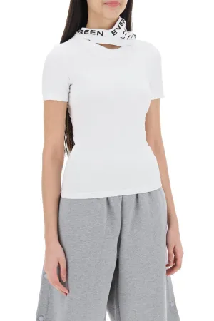 "triple collar t-shirt with