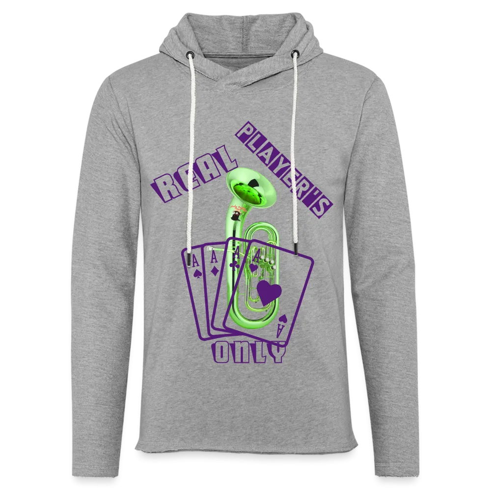 Real Players Only Unisex Lightweight Terry Hoodie