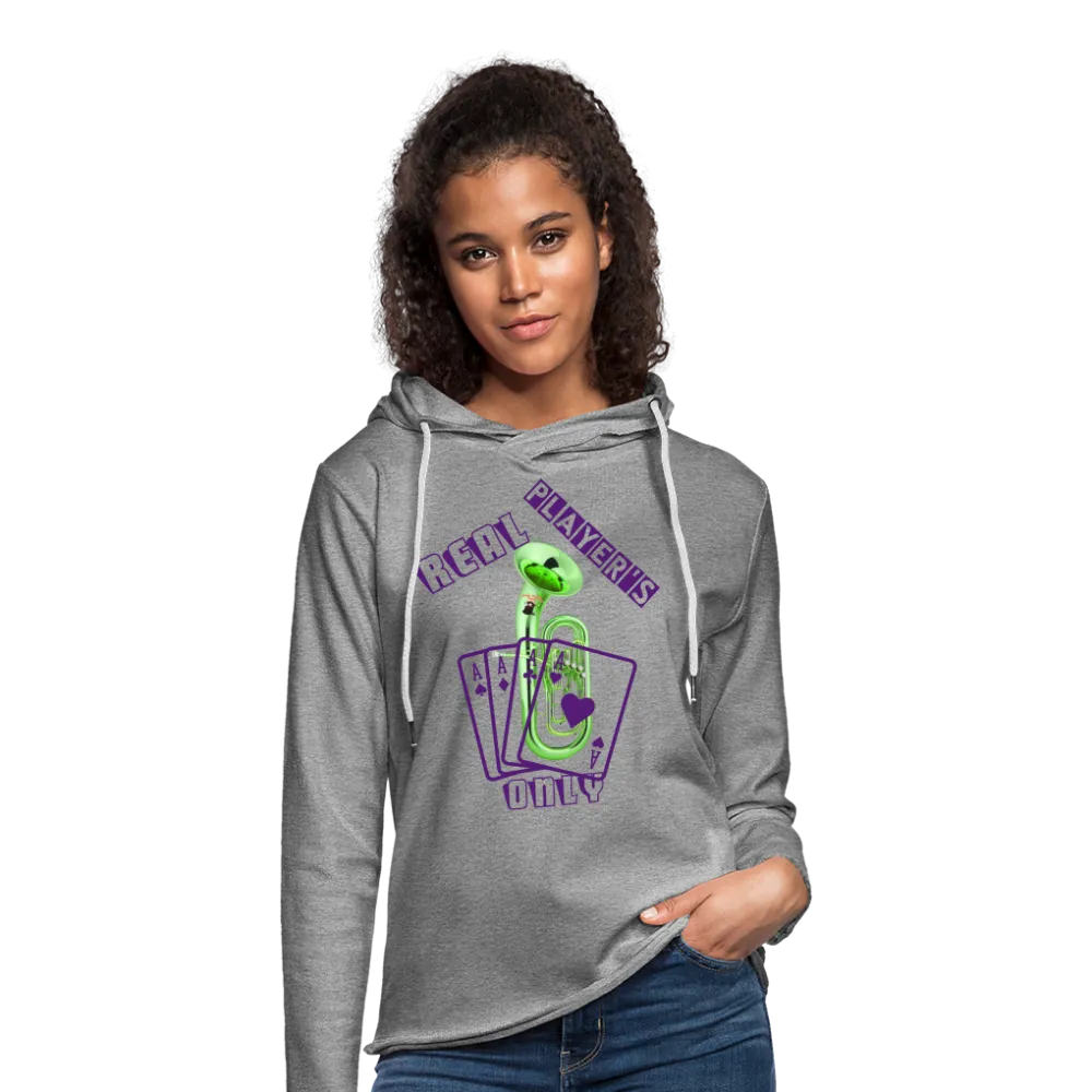 Real Players Only Unisex Lightweight Terry Hoodie