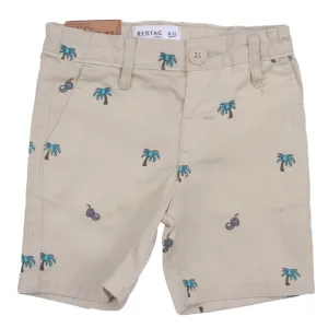 REDTAG Beige Shorts for Boys