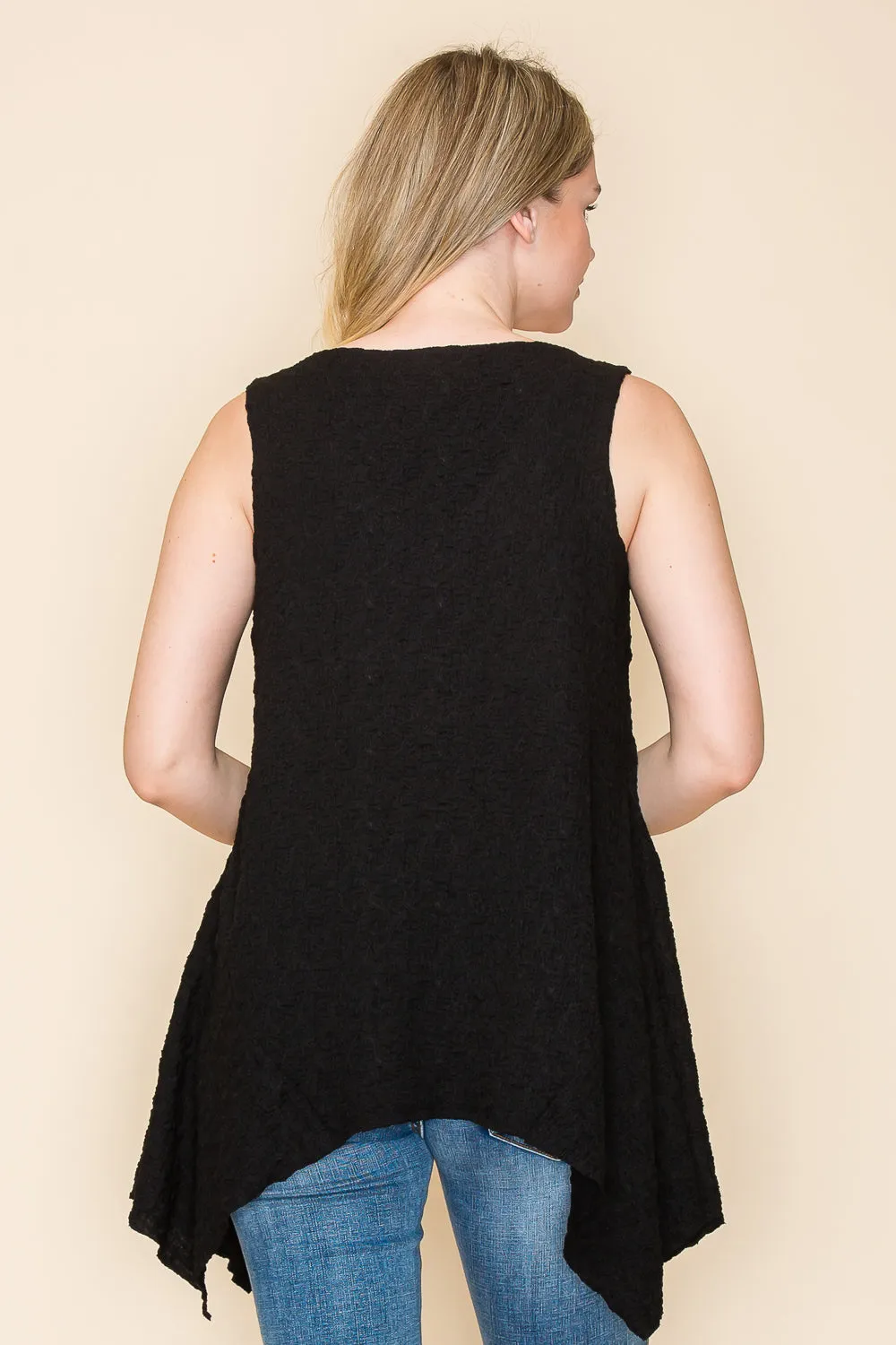 Rhinestone Sharkbite Tank Top