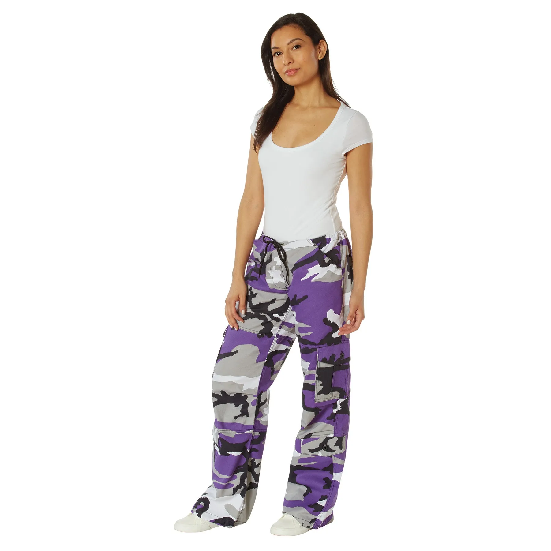 Rothco | Women's Paratrooper Ultra Violet Camo Fatigues