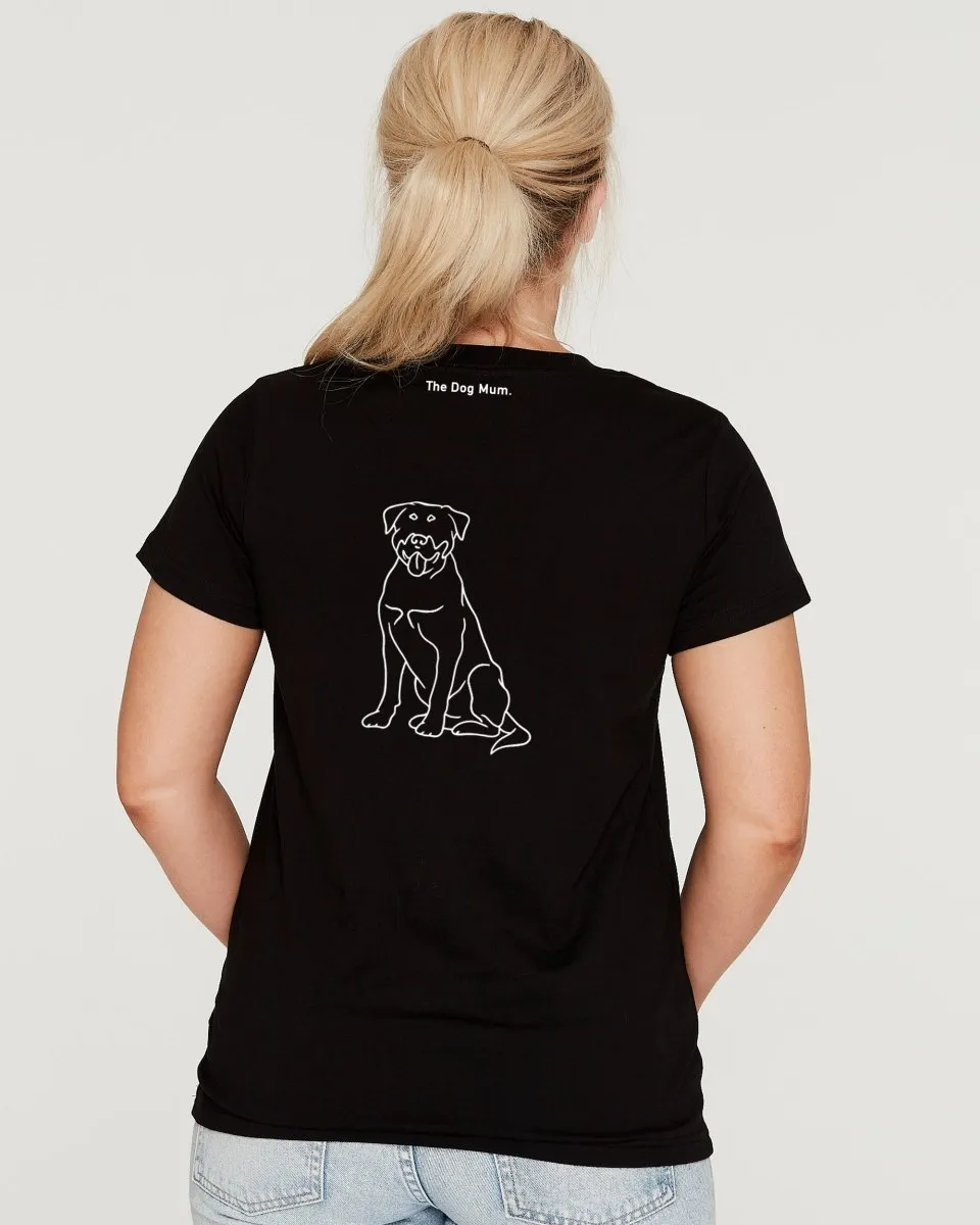 Rottweiler Mum Illustration: Classic T-Shirt