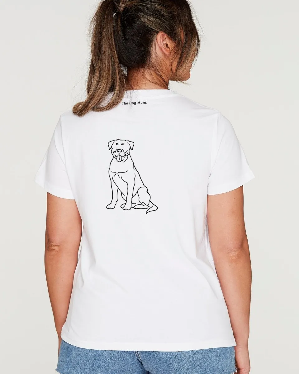 Rottweiler Mum Illustration: Classic T-Shirt