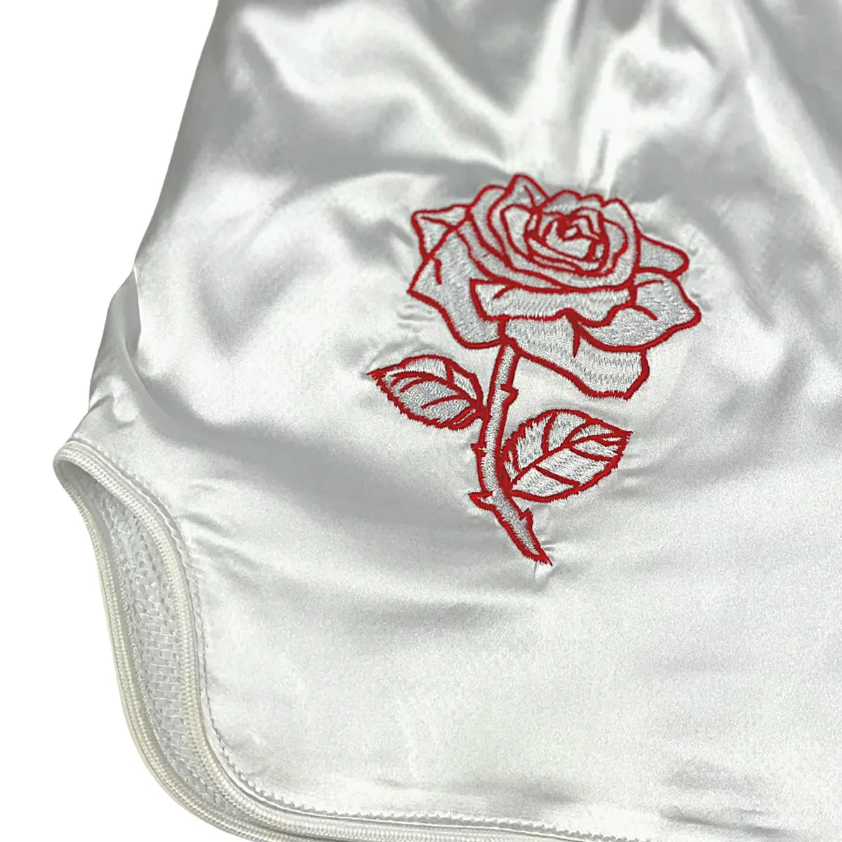 Shorts Muay Thai Style Rosé White Retro Techniques (Canada)