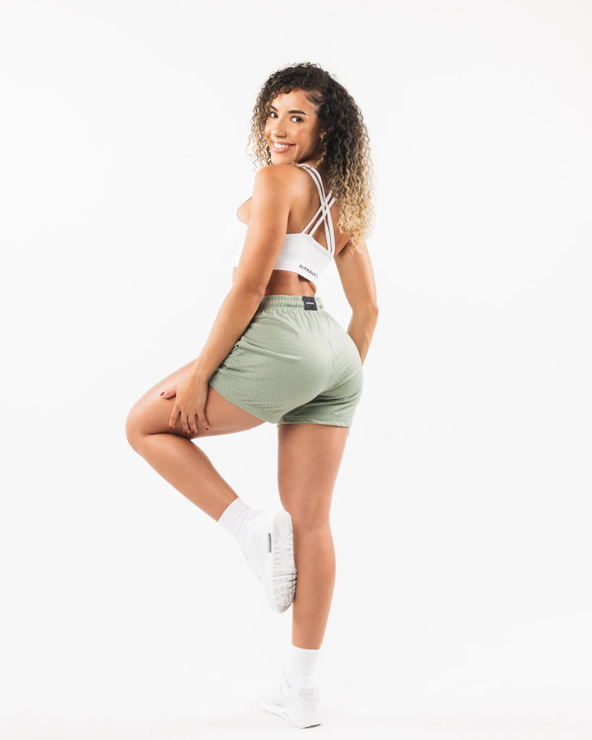 Signature Mesh Short 4" - Sage