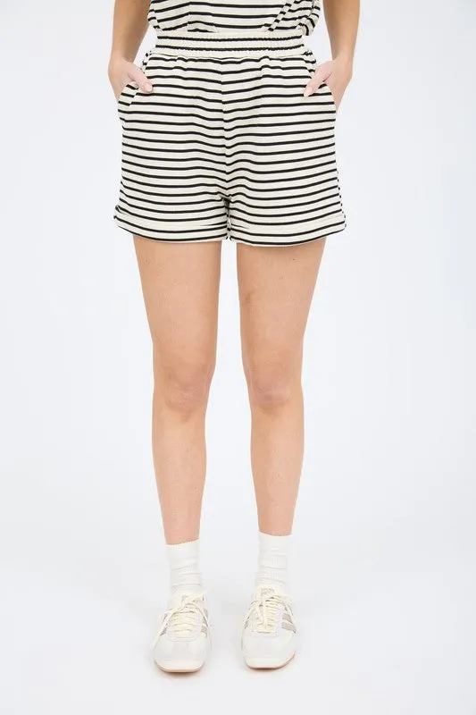 Stripe Mini Shorts