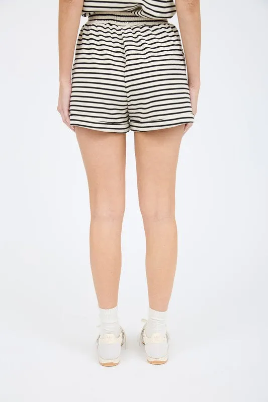 Stripe Mini Shorts