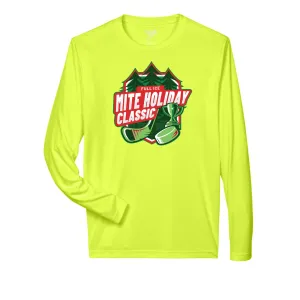 Team 365 Zone Performance Long Sleeve Shirts Full Ice Mite Holiday Classic