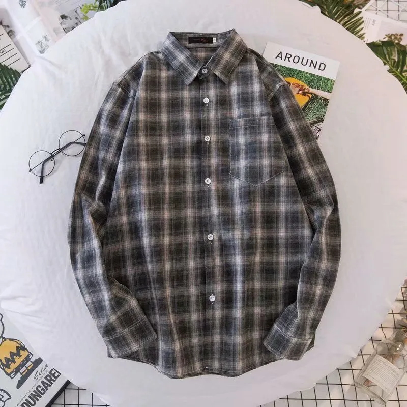 Trendy Plaid Men's Shirt