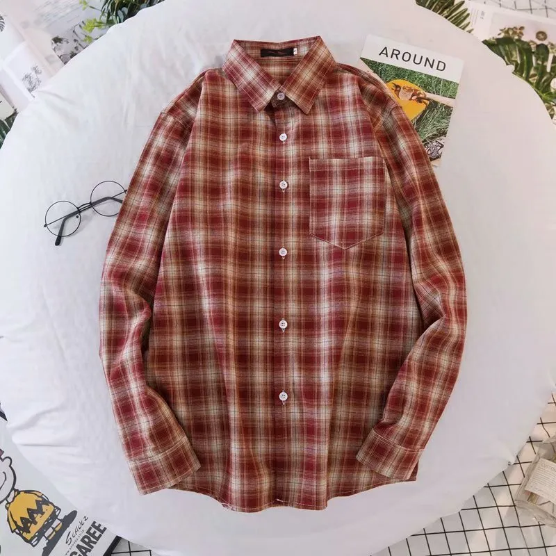 Trendy Plaid Men's Shirt