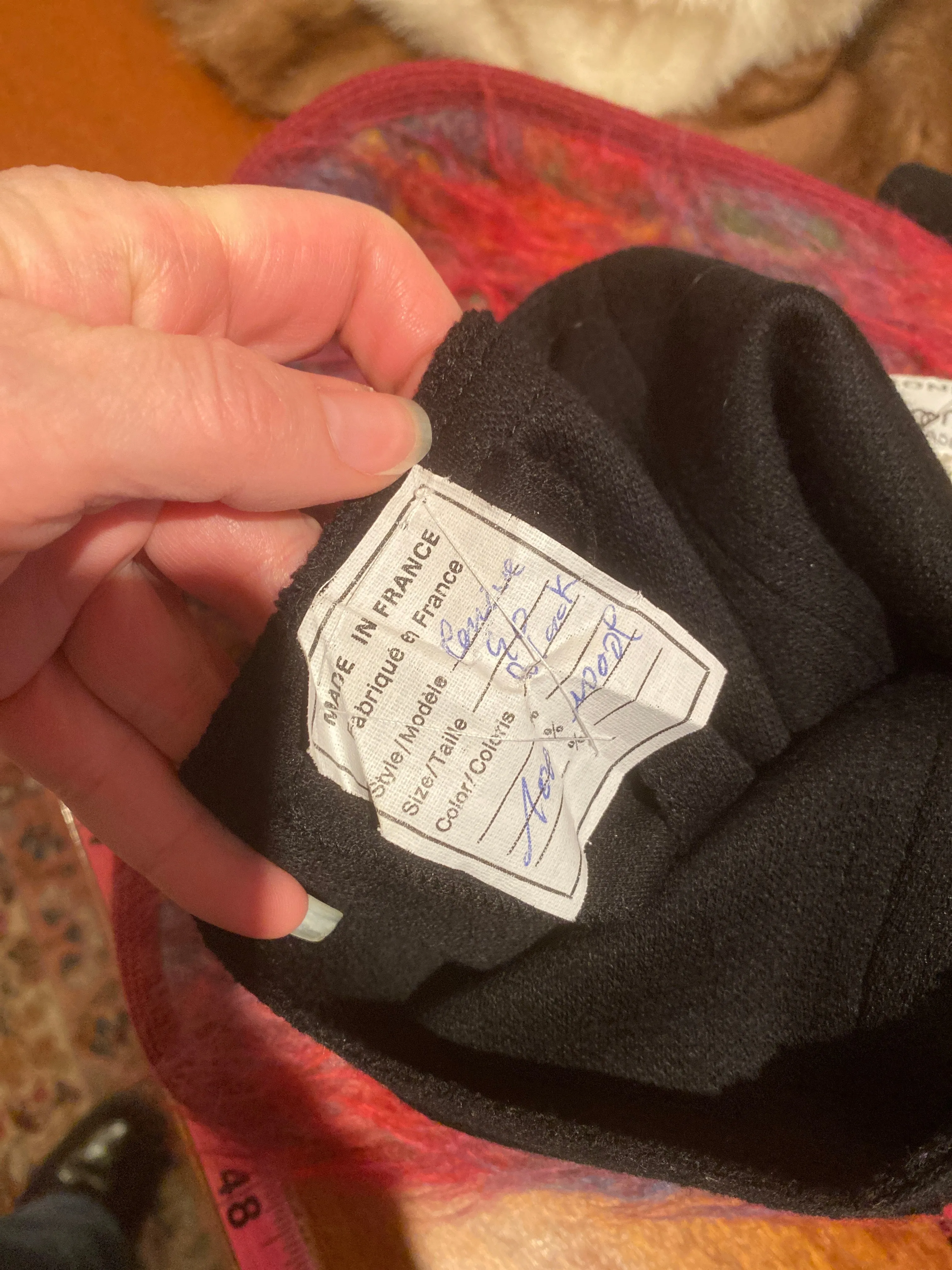 Vintage 1970's NOS Versatile Black Wool Knit Sonia Rykiel Pants / M