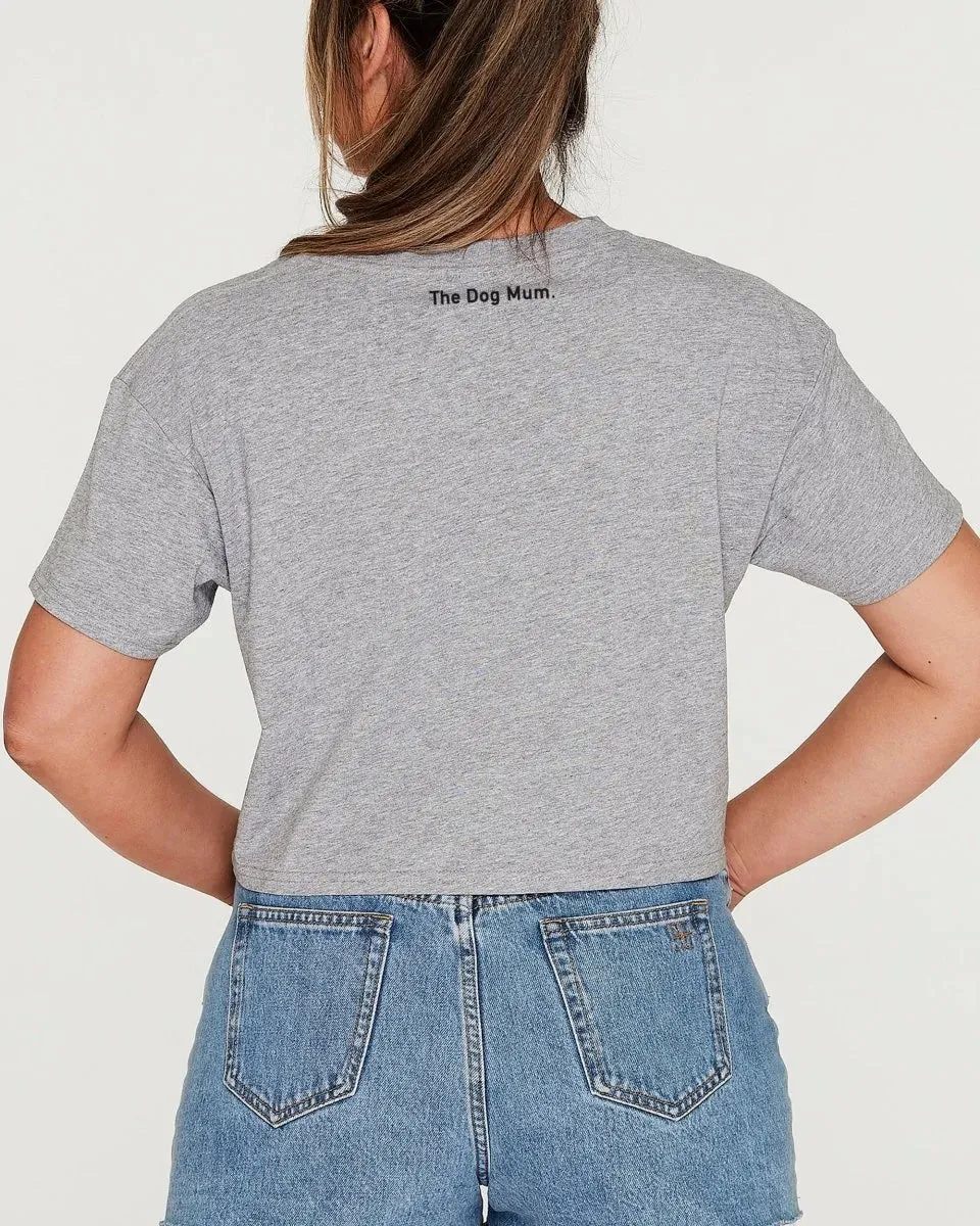 We Are Getting Our Fur Kids A Pet Human Crop T-Shirt