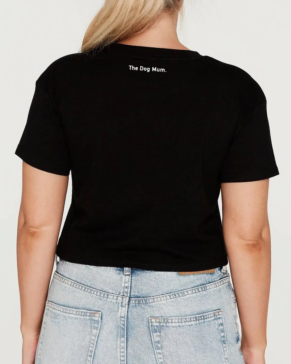 We Are Getting Our Fur Kids A Pet Human Crop T-Shirt
