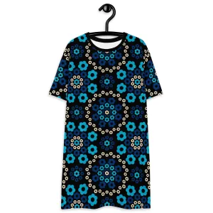 YESTERDAY blue - T-shirt dress