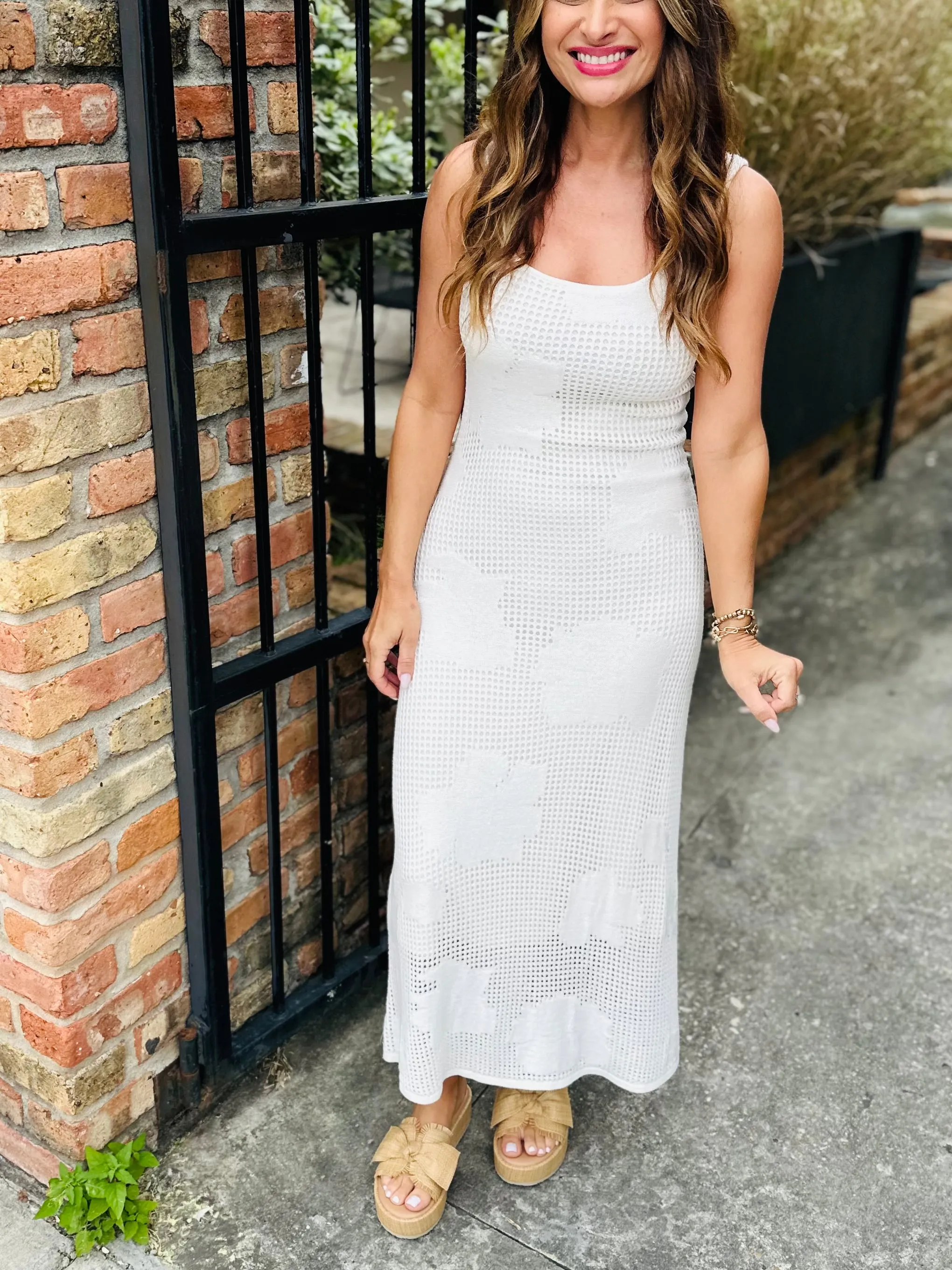 Z Supply Praya Fleur Maxi Dress- Natural