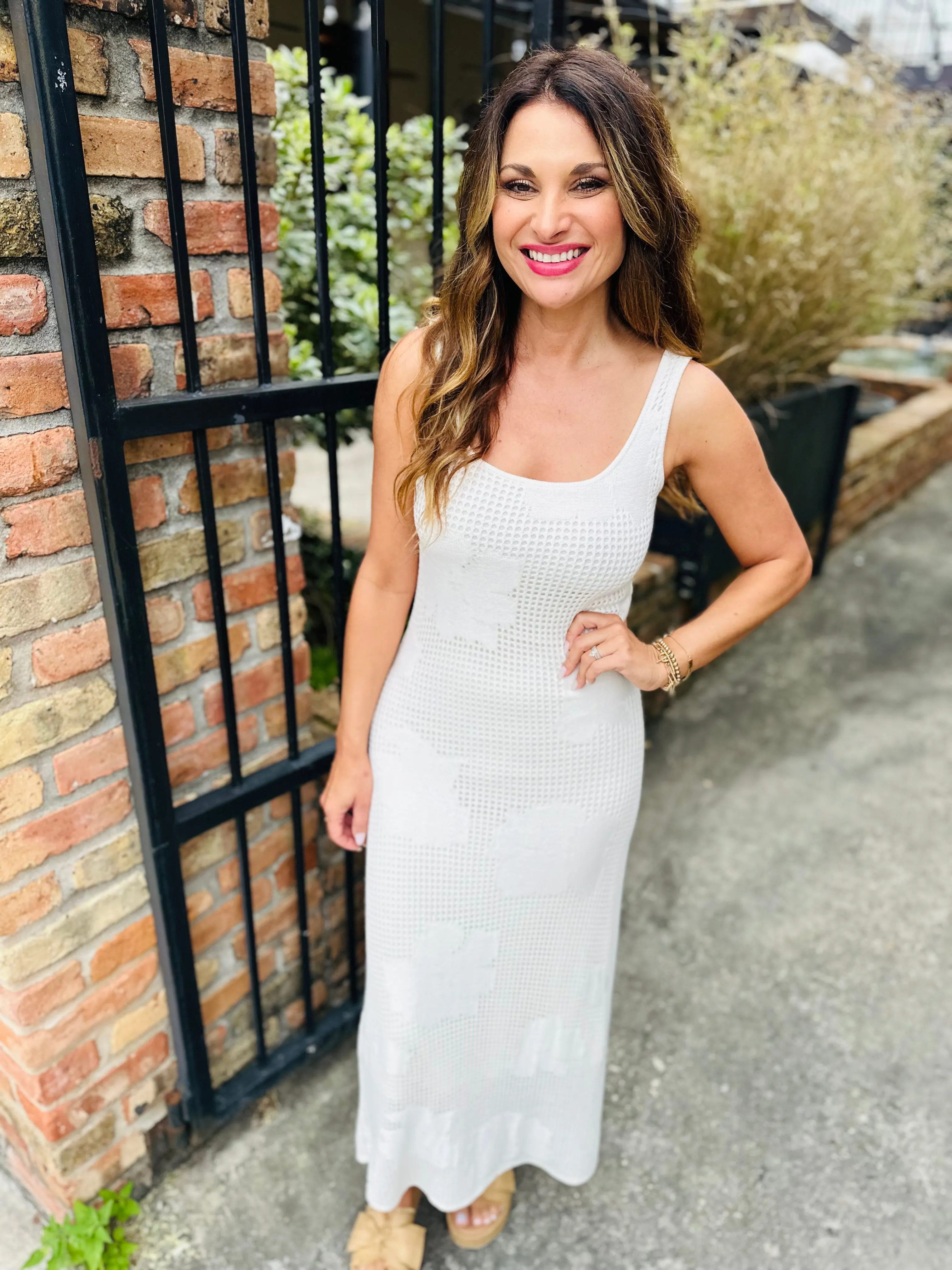 Z Supply Praya Fleur Maxi Dress- Natural