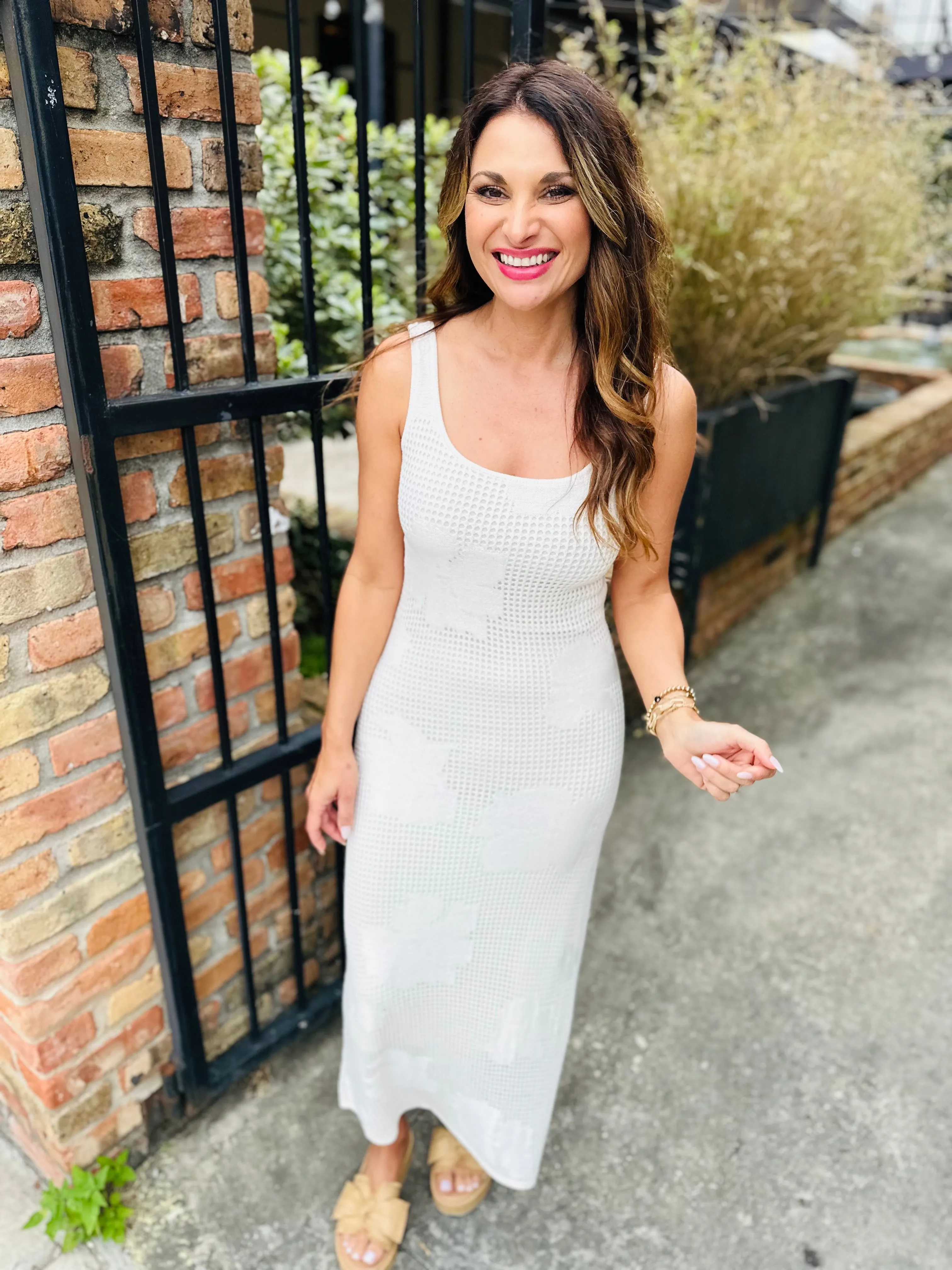 Z Supply Praya Fleur Maxi Dress- Natural