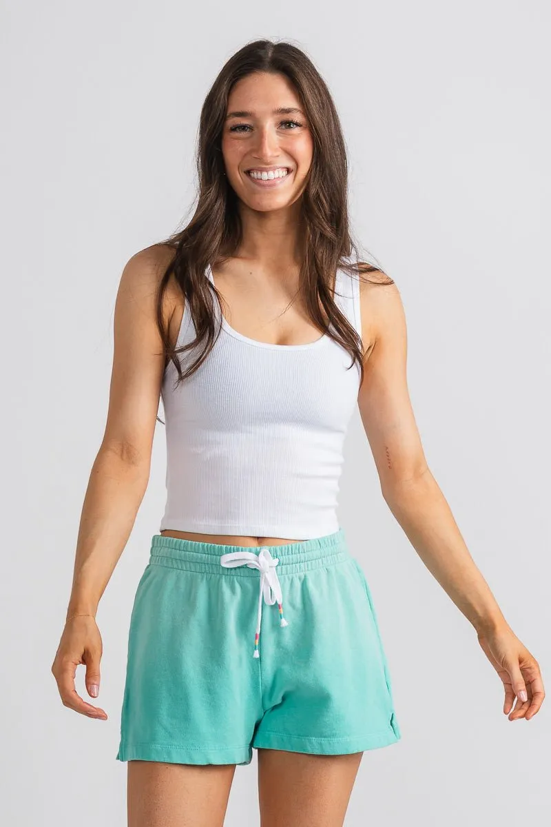 Z Supply Sun kissed shorts cabana green