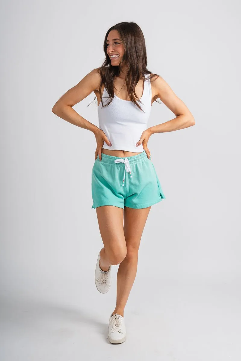 Z Supply Sun kissed shorts cabana green